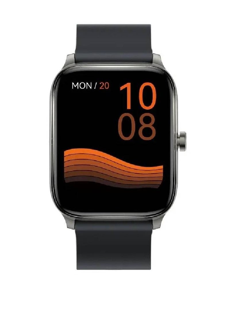 miYou GST HD Screen Heart Rate Monitor 12 Sport Models IP68 Waterproof Bluetooth Calling Smartwatch Black  - Image 1