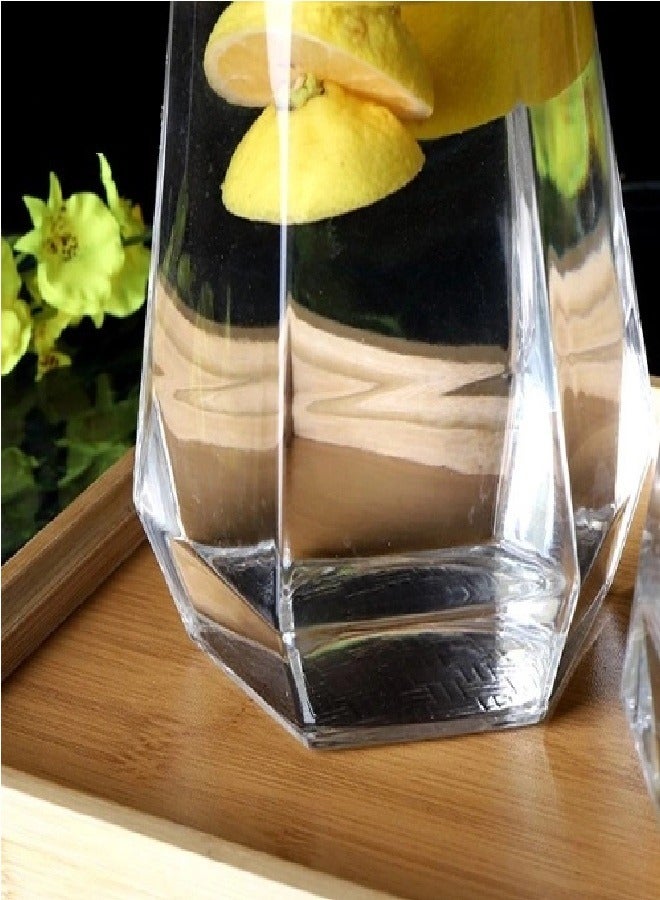 Glass Water Jug With Lid Clear 1.4L - Image 3