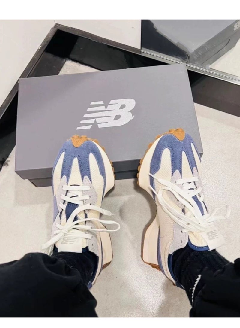 New Balance 327 Casual Sneakers White/Blue  - Image 2
