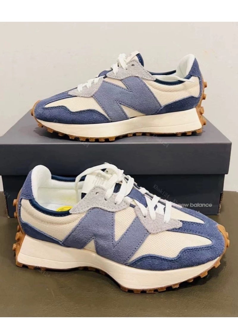 New Balance 327 Casual Sneakers White/Blue  - Image 3