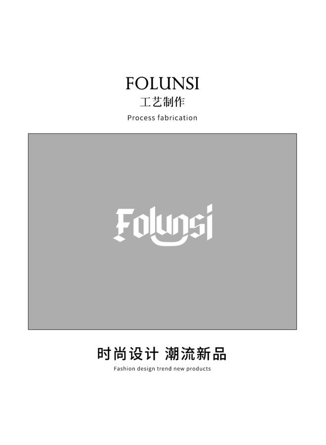 FOLUNSI تي شيرت صيفي مخطط غير رسمي للرجال مع بنطال بقصة مستقيمة - Image 3