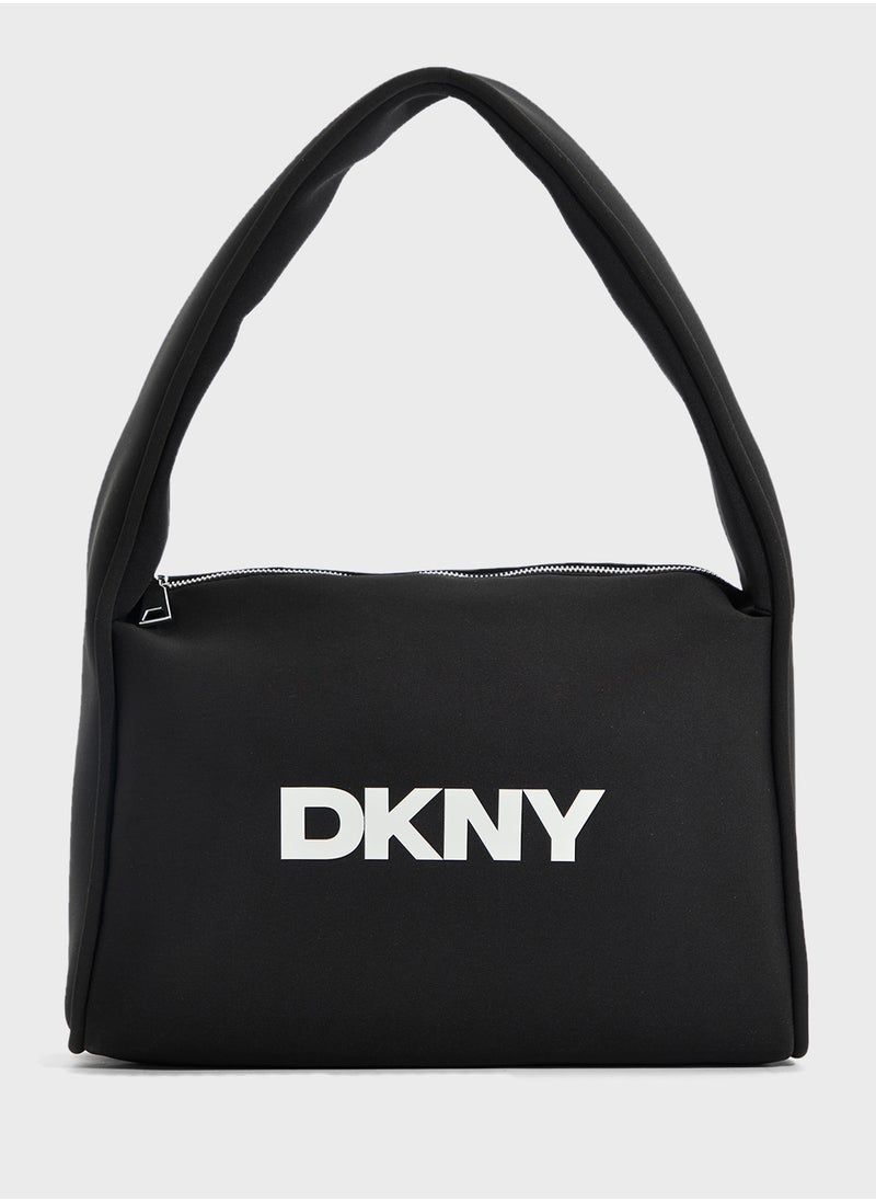 DKNY Carol Logo Top Handle Zip Through Tote  - Image 1