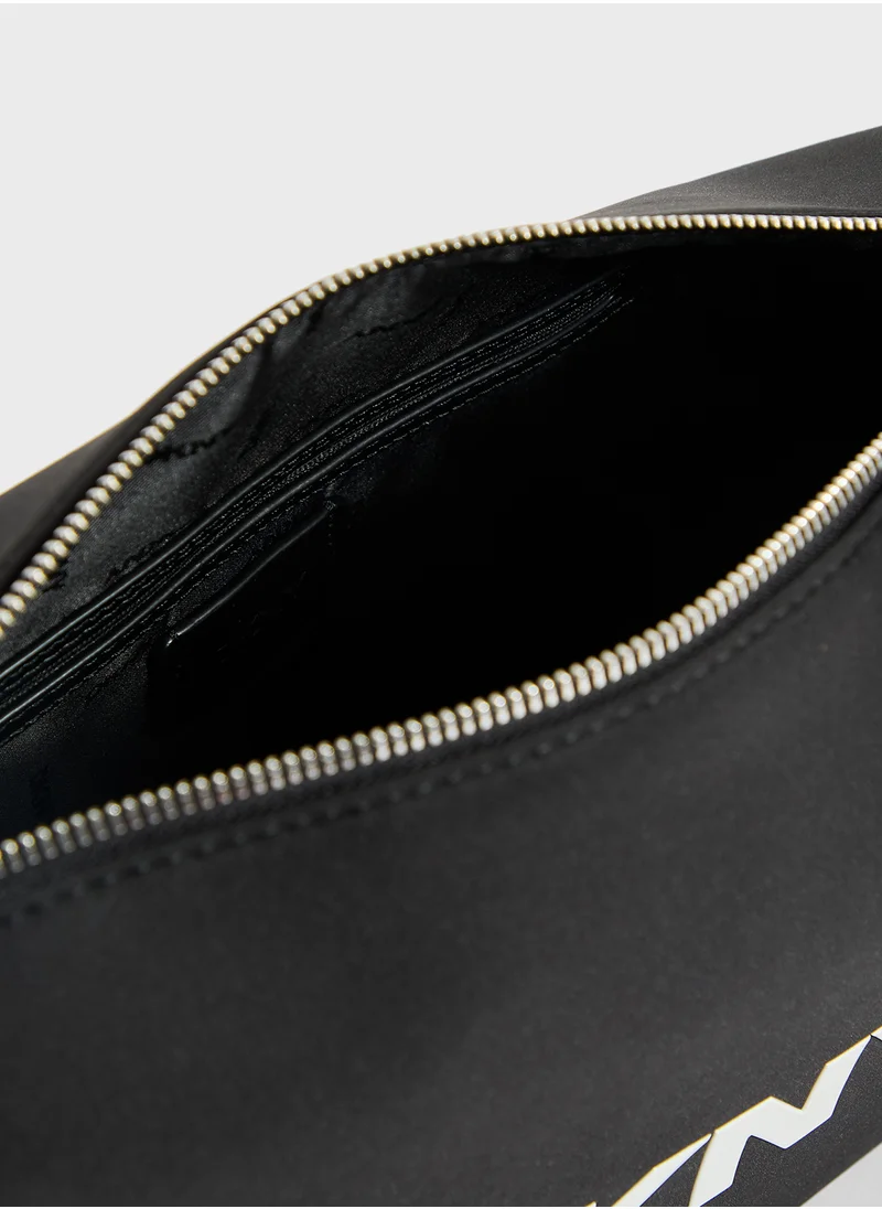 DKNY Carol Logo Top Handle Zip Through Tote