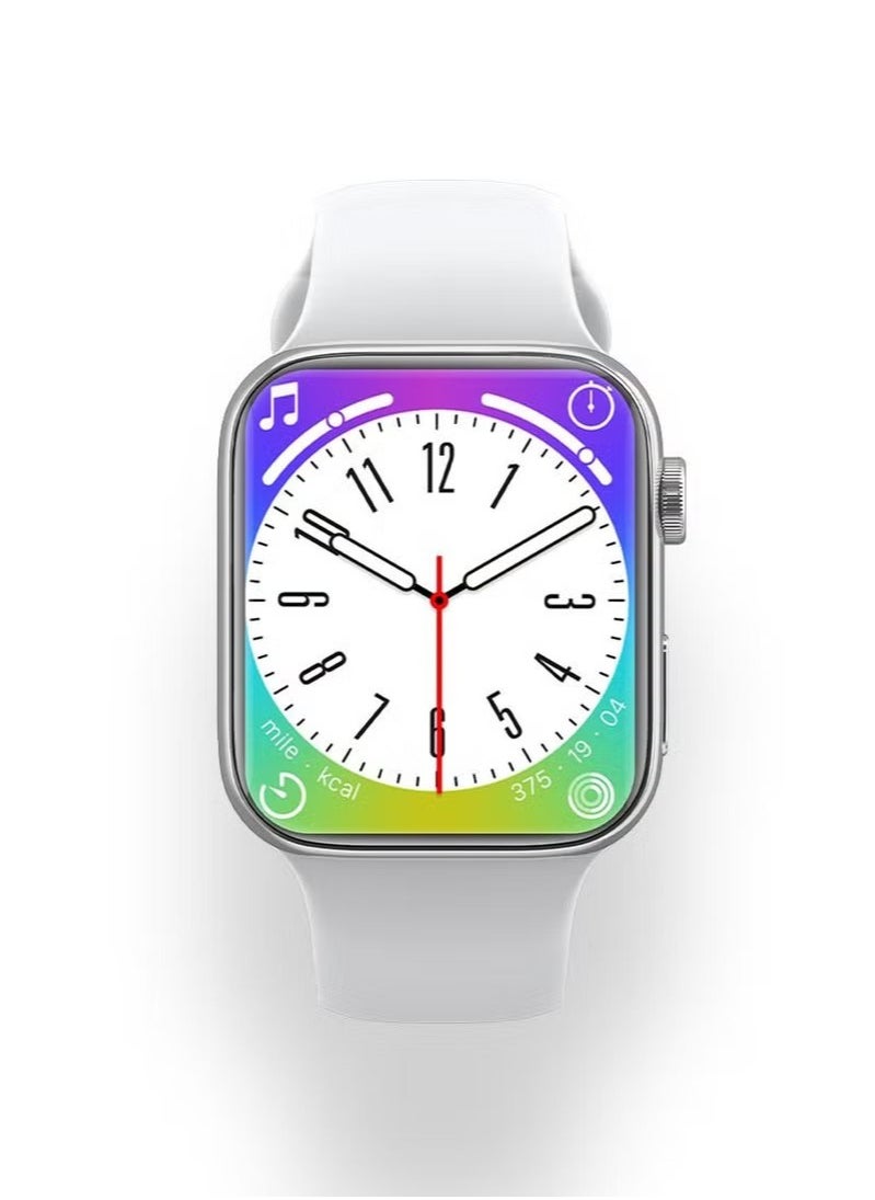 Generic - Smart Watch W9 ULTRA Full Screen With Health Fitness Tracker -silver - Image 1