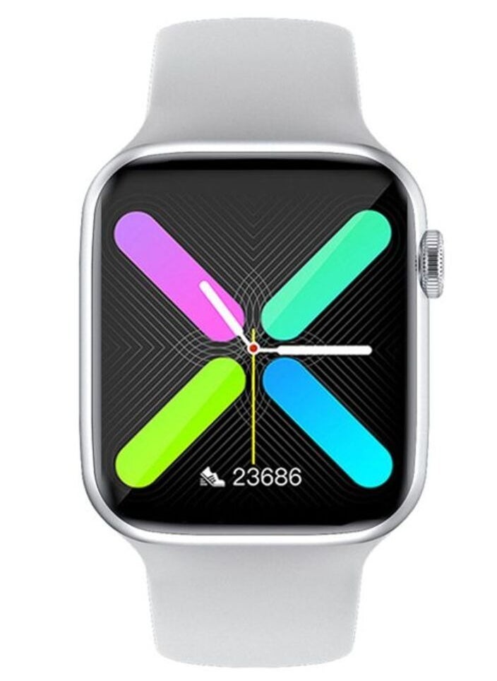 Generic - Smart Watch W9 ULTRA Full Screen With Health Fitness Tracker -silver - Image 1