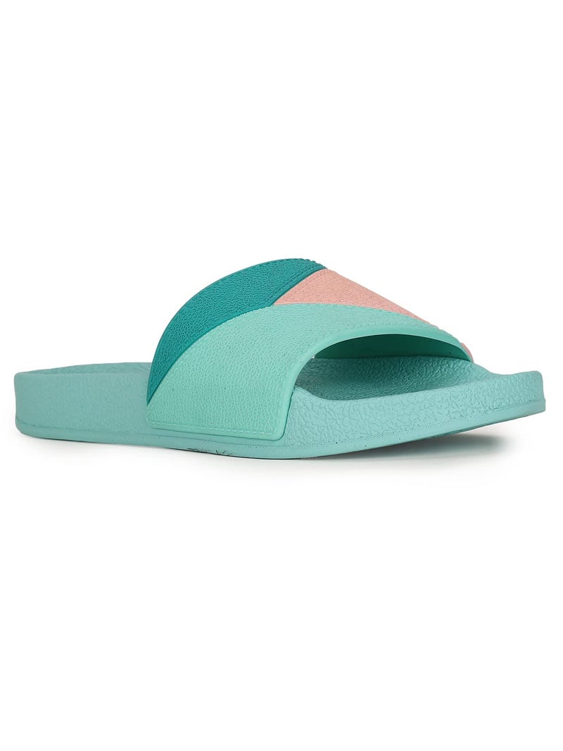 Bata E- Ivry Women's Light Green Flip Flops - 5 UK (5727581) - Image 1