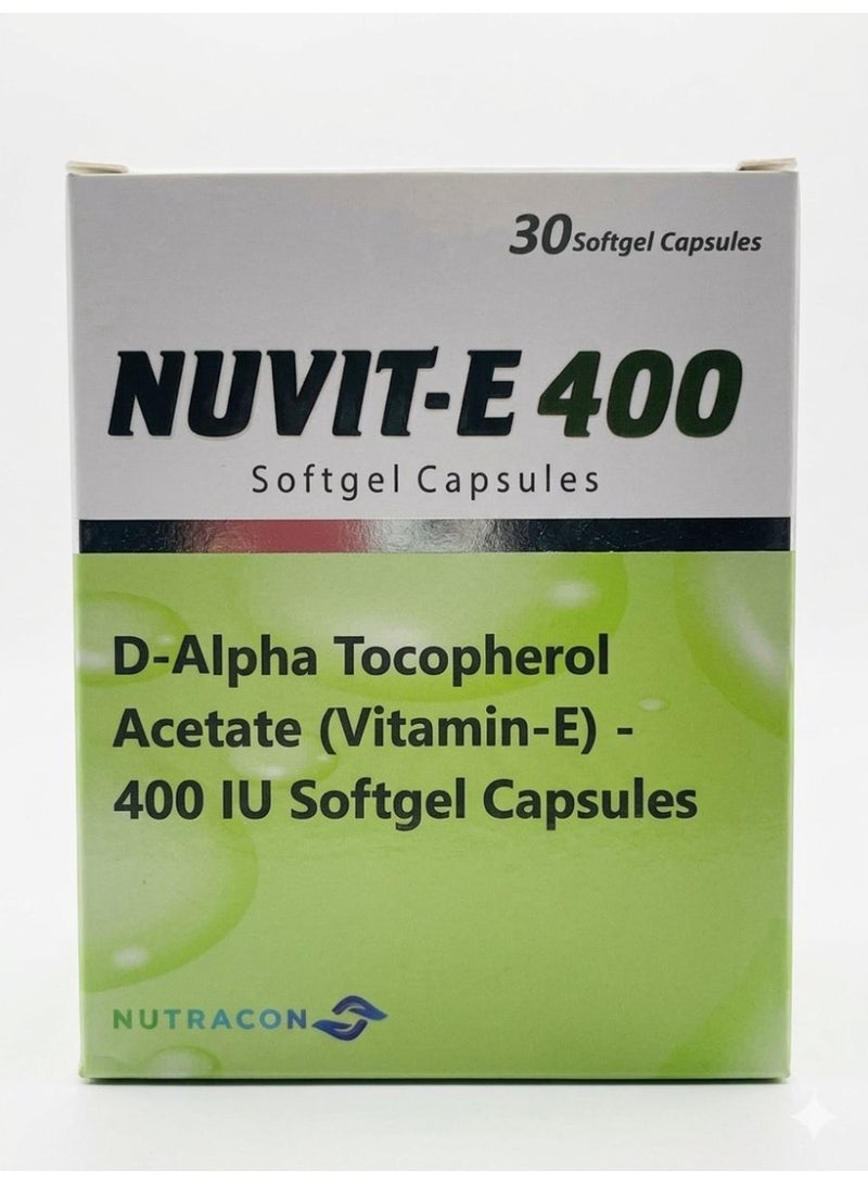 Nuvit- E 400 Softgel Capsules 30S