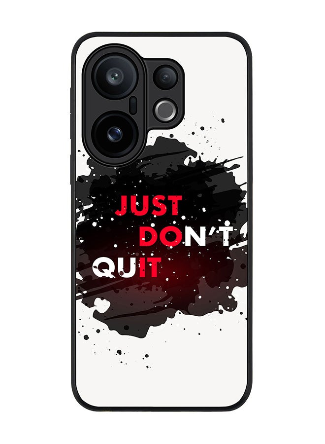 Stylizedd For vivo X200 FE / S30 Pro mini Case,Slim fit Camera Protection, Shockproof Thin Phone cover  - Just don't quit
