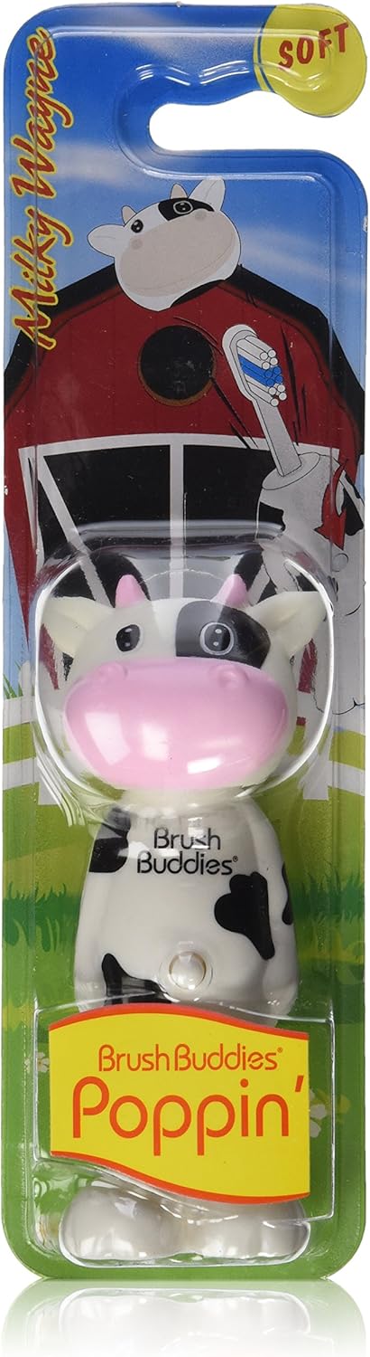 Brush Buddies Manual Poppin Milky Wayne Toothbrush - Image 1