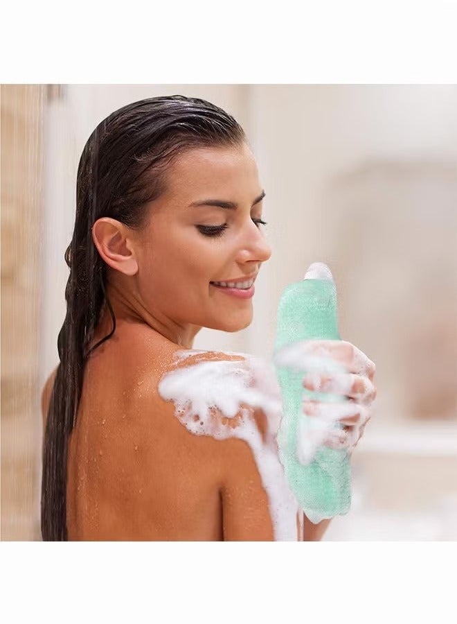 4-Piece Exfoliating Mesh Soap Pouch, Soap Bags for Shower, Mesh Soap Bag Bubble Foam Net for Body Facial Cleaning Tool  - Image 5