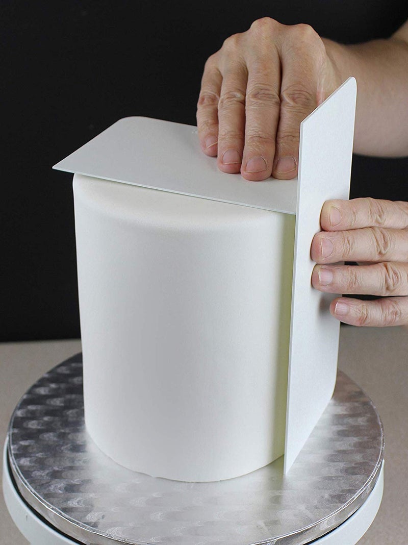 Cake Decor - Tall Plastic Cake Scraper - 25 CM Straight Edge Icing Smoother - BPA-Free, Durable, Reusable, Ergonomic Grip - for Buttercream, Fondant, Ganache, Pastries, Bakery Decorating - Image 2