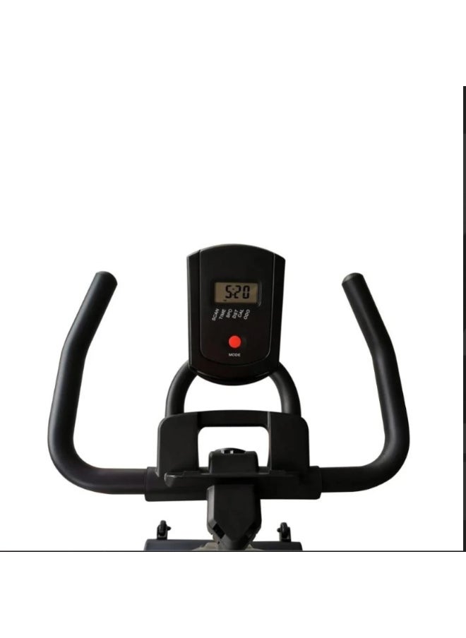 Magnetic Recumbent Exercise Bike | Adjustable Resistance | Smart Display | Anti-slip Pedals | Portable Design