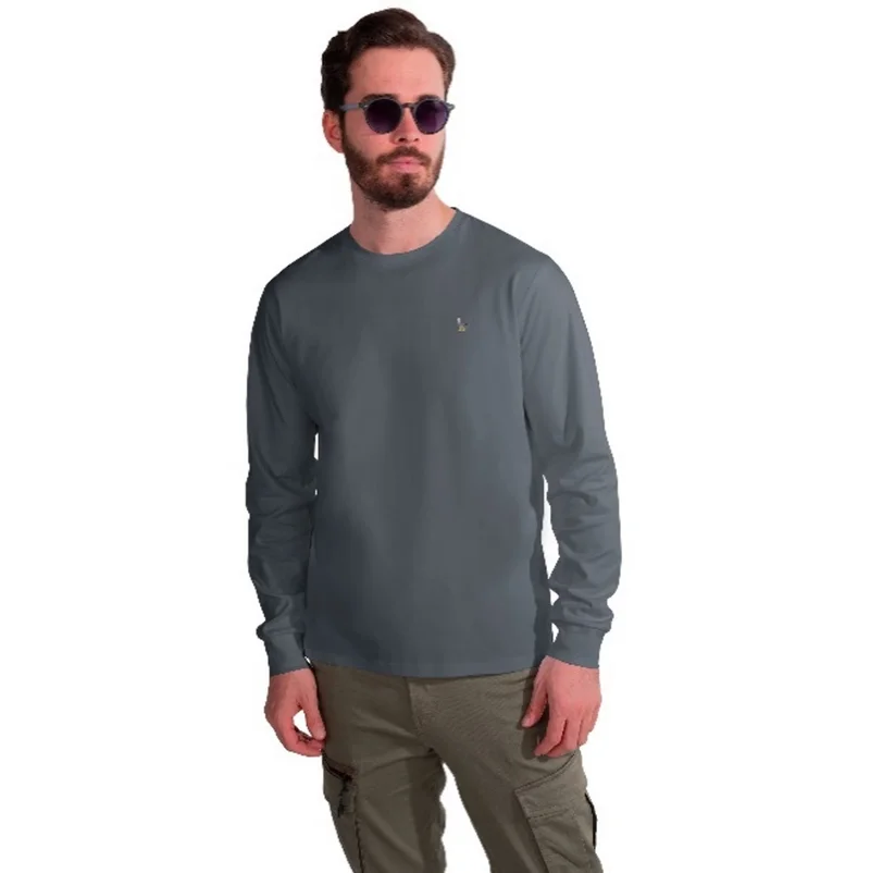 آزرز تيشيرت قطن انترلوك كم طويل مُعالج (مارسرايزد)