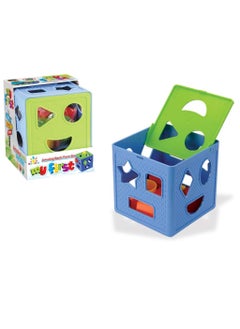 MUMS PLANET Montessori educational games for children from Mums Planet, a game for sorting shapes and letters inside a box consisting of 8 shapes, 8 letters and a box, games for developing children’s skills, a valuable gift for children  - Image 2