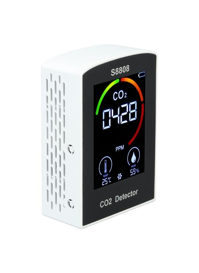 Thoraya CO2 Detector with Display Screen ABS Battery USB Charging Multi Function CO2 Monitor Meter for Indoor Office Bedroom  - Image 3