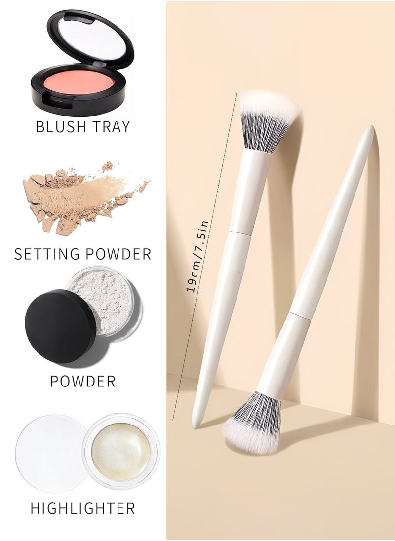Blush Brush Stippling Brush Professional Makeup Brush with Soft Synthetic Bristles and Ergonomic Handle - Perfect for Travel and Daily Use