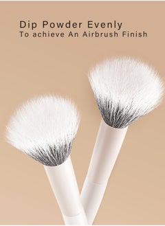 OCHEAL Blush Brush Stippling Brush Professional Makeup Brush with Soft Synthetic Bristles and Ergonomic Handle - Perfect for Travel and Daily Use  - Image 3
