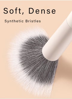 OCHEAL Blush Brush Stippling Brush Professional Makeup Brush with Soft Synthetic Bristles and Ergonomic Handle - Perfect for Travel and Daily Use  - Image 4