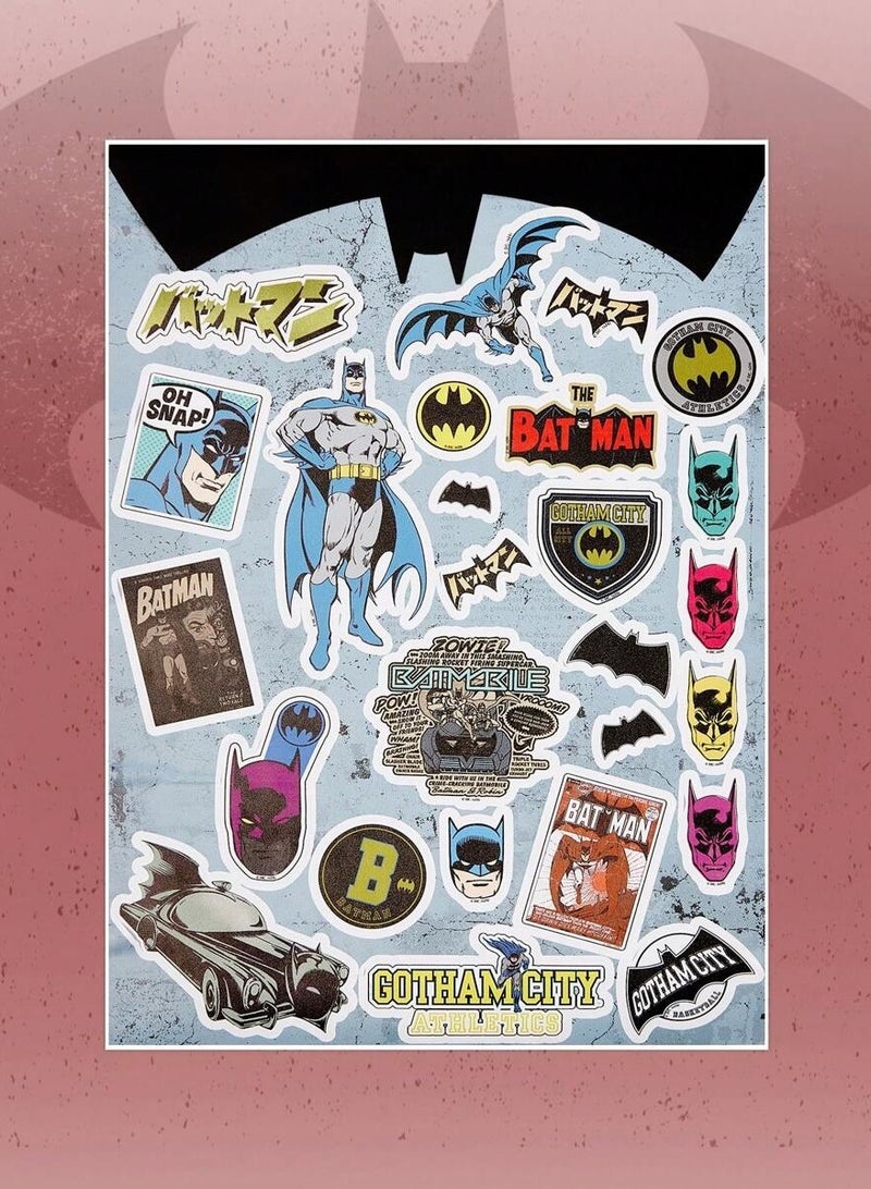 Batman Cartoon Character Batman Notebook Stickers for Back to School - Image 1