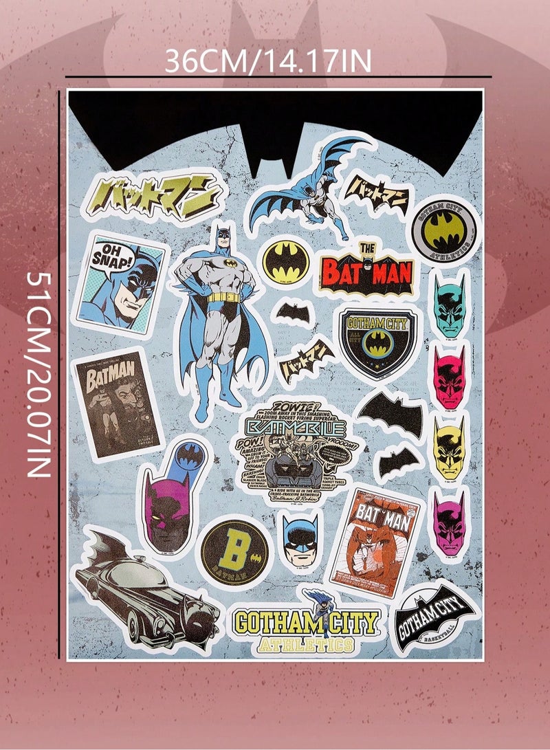 Batman Cartoon Character Batman Notebook Stickers for Back to School - Image 2
