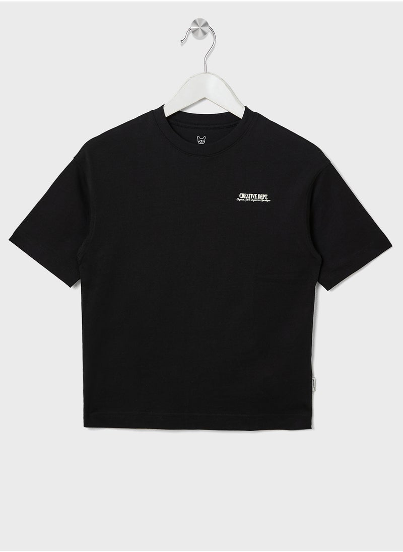 Jack & Jones Junior - Kids Jorroxbury Type Crew Neck T-Shirt - Image 1