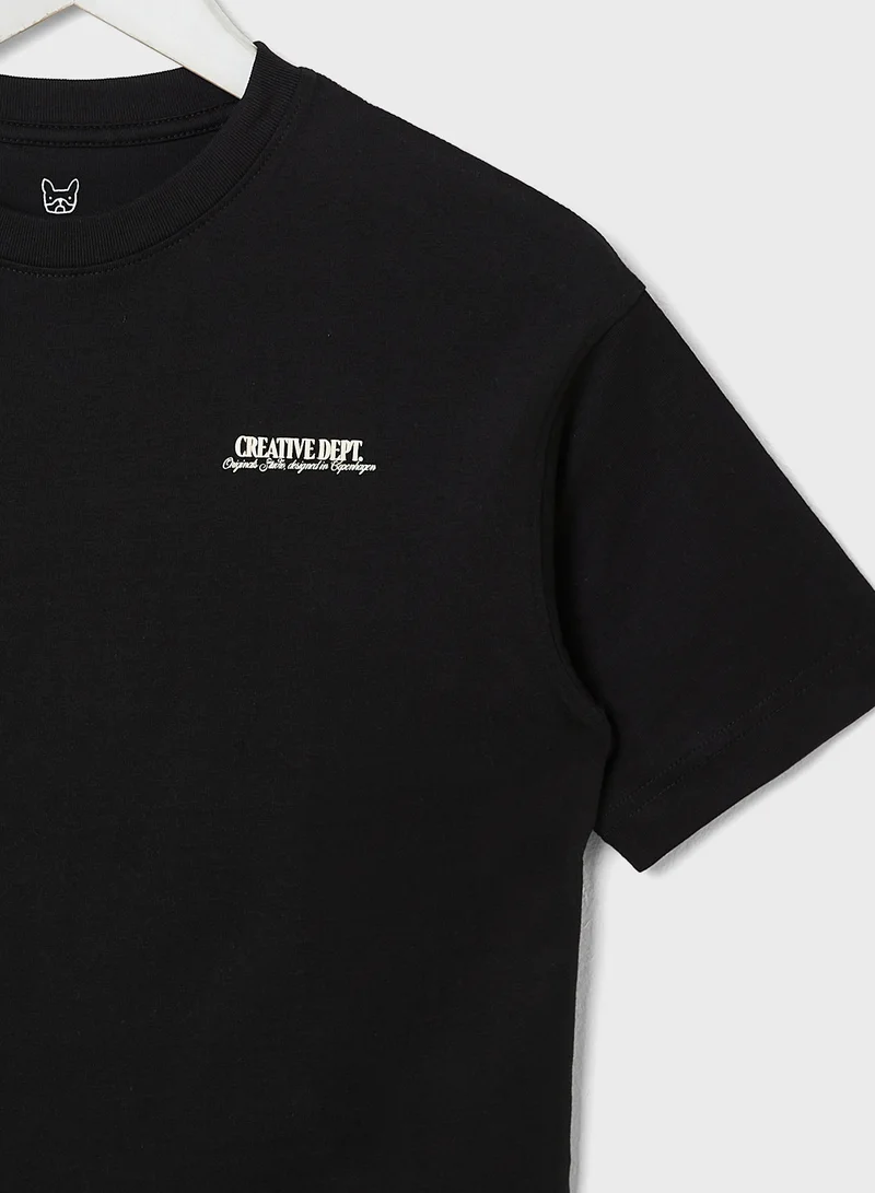 Jack & Jones Junior Kids Jorroxbury Type Crew Neck T-Shirt
