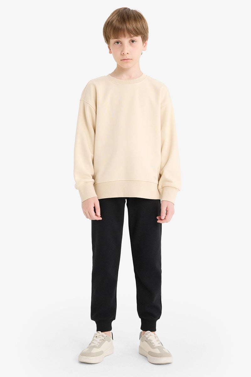 DeFacto Black Boy Boy Elastic Waist Jogger Sweatpants Casual - Image 3