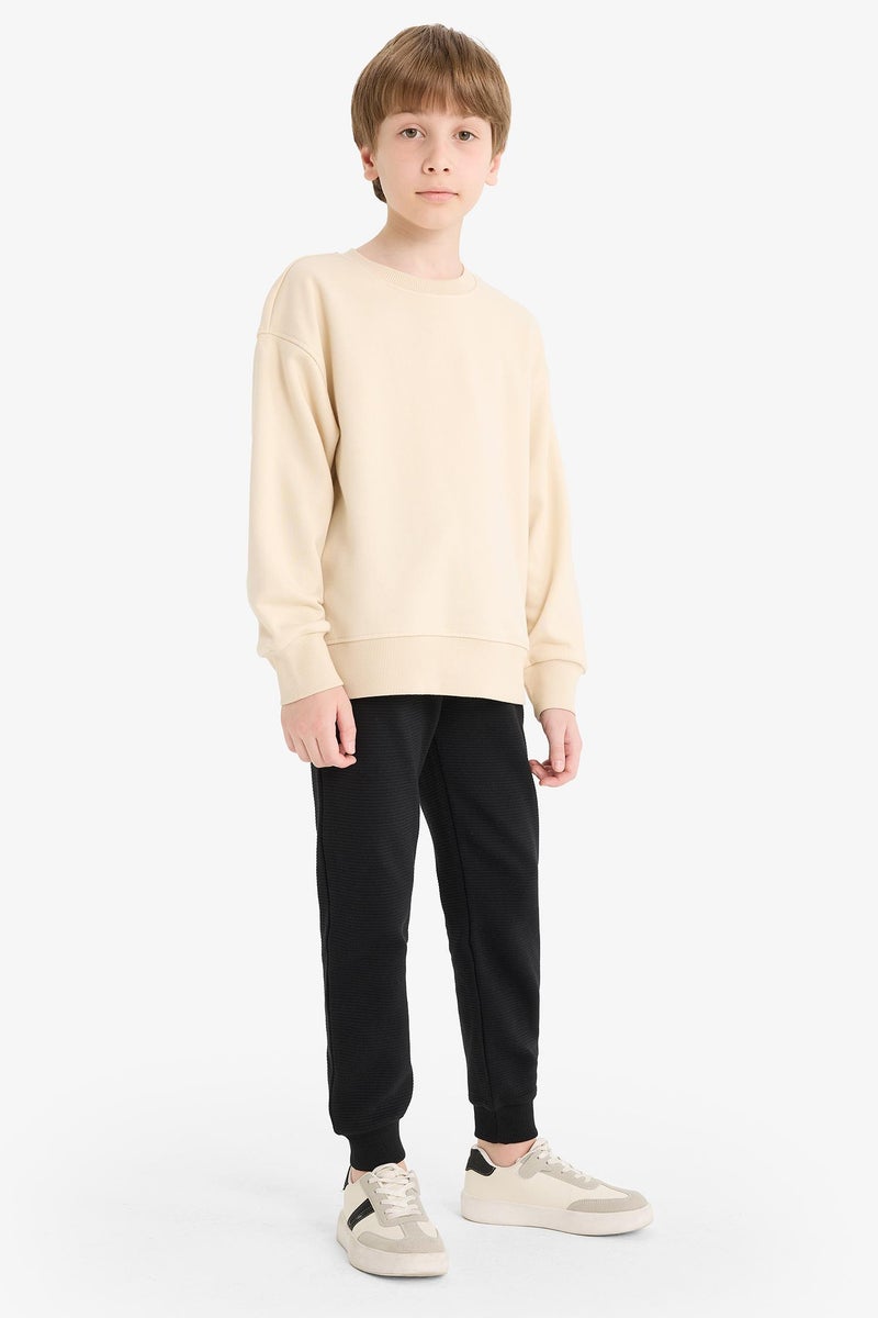 DeFacto Black Boy Boy Elastic Waist Jogger Sweatpants Casual - Image 1