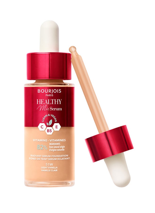 BOURJOIS PARIS - Healthy Mix Serum Foundation - 51 - Light Vanilla - Image 1