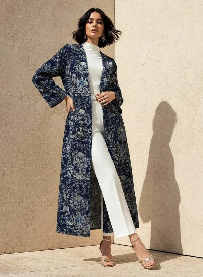 Splash FAV Regular Fit Kimono Abaya Shrug with Print