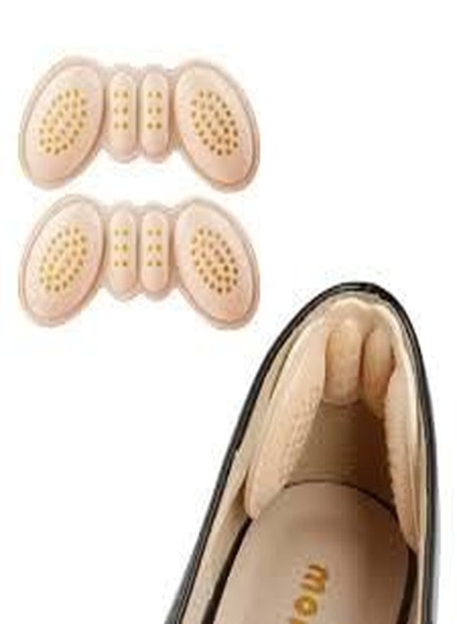 UDHVREKH Shoe Bite Protector Heel Cushion Pads Adhesive Anti-Slip Heel Grips Liner Cushions Inserts For Women Men Loose Shoes, Rubbing Back Blister & Heel Pain Relief, Travel Size Protectors for Friction Prevention (1xPair) - Image 1