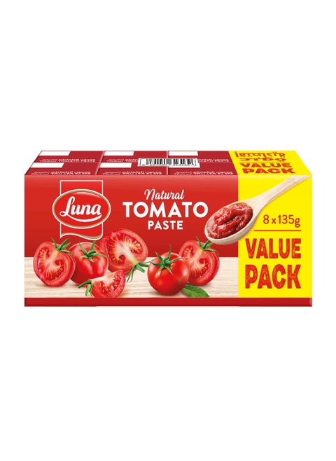 Natural Tomato Paste Value Pack 8 x 135g