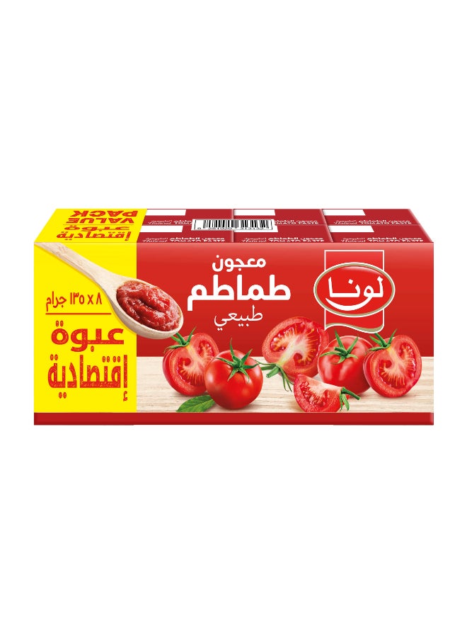 Luna - Natural Tomato Paste Value Pack 8 x 135g - Image 1