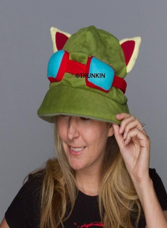 Trunkin League of legends Themed LOL Teemo Hat plush Cap For Cosplay and Regular Use outfit Props Accessory Halloween - Image 4
