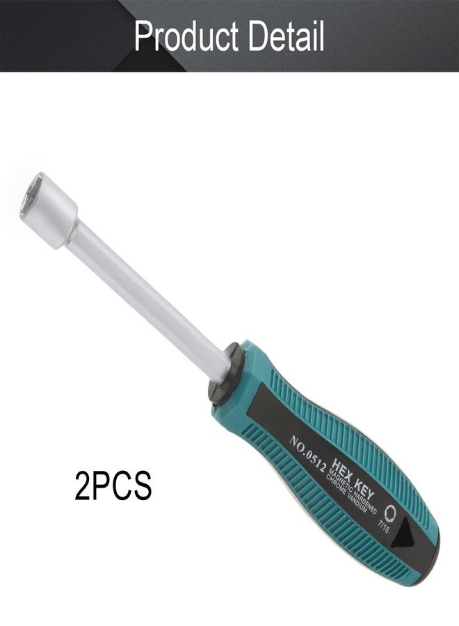 اتول مارت مفكات سداسية غير مغناطيسية من يوتولمارت، مقاس 7/16 بوصة، سداسية الرؤوس، قطعتان - Image 4