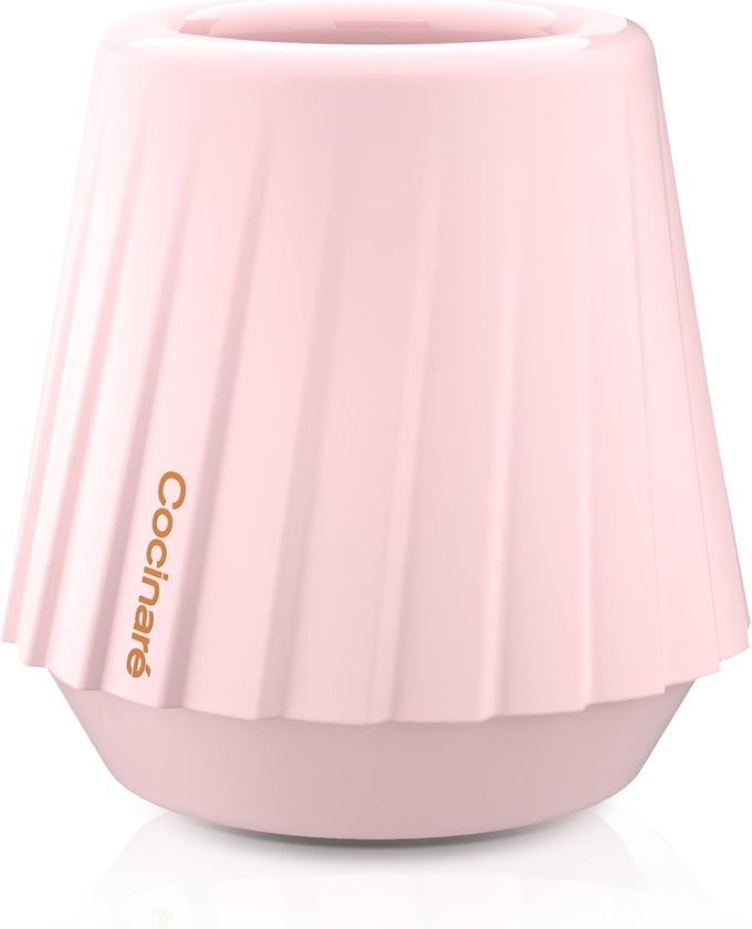 KISSCUP CRYSTAL ESPRESSO CUP DEMITASSE CUP FOR ESPRESSO POUROVER COFFEE TEA CERAMIC COLLECTION PEACH PINK