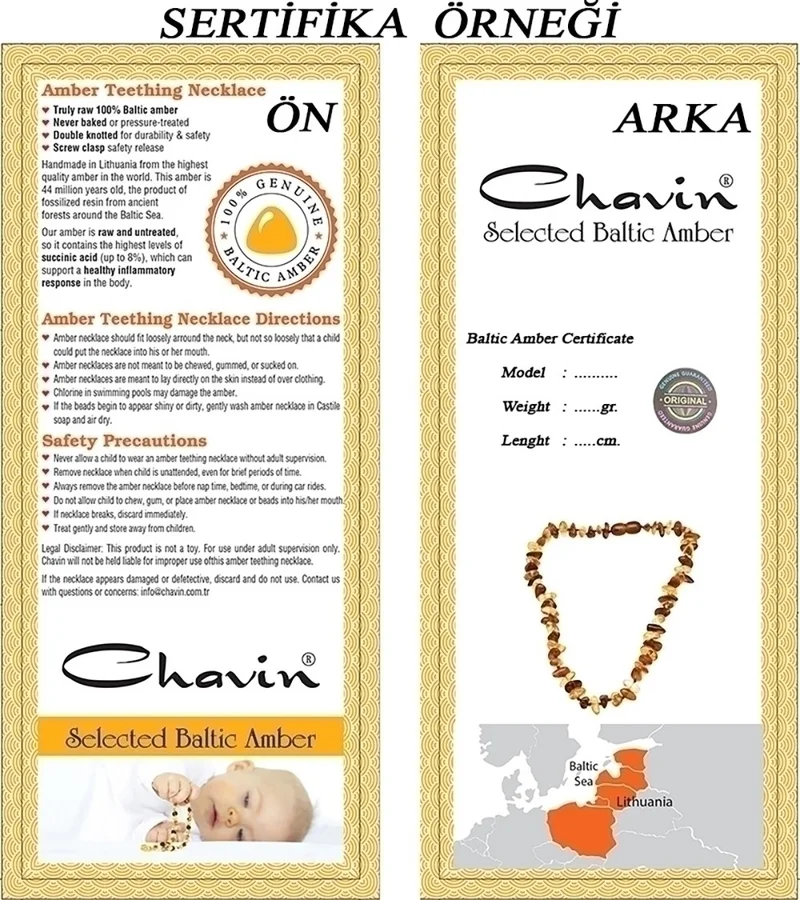Chavin Natural Amber Girl Boy Baby Teeth Bracelet Du98