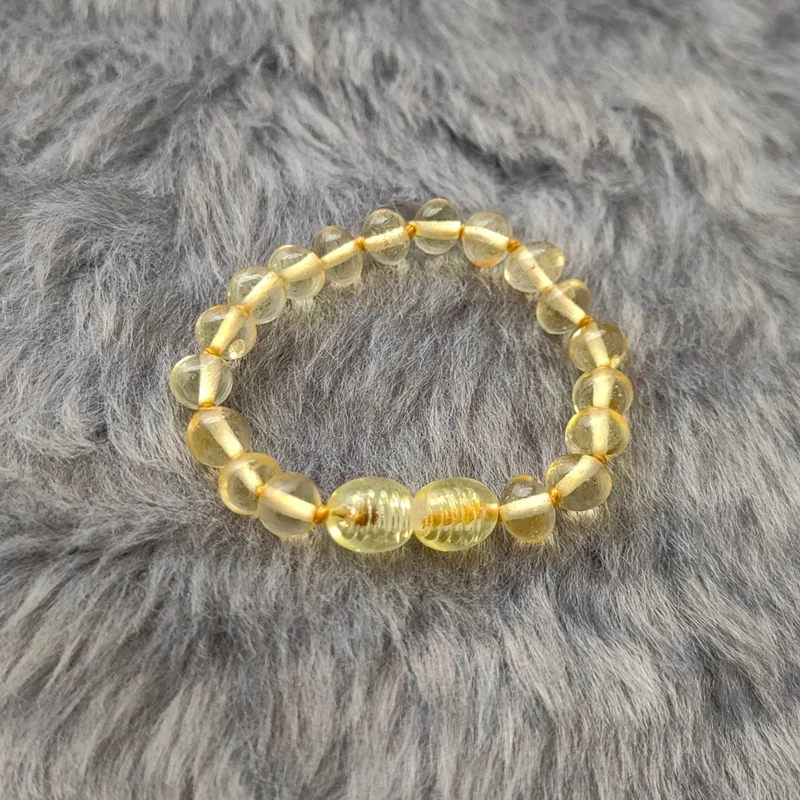Chavin Natural Amber Girl Boy Baby Teeth Bracelet Du98