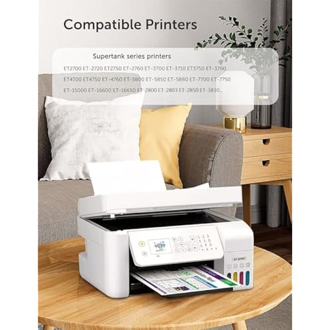 SUBLIMATION INK REFILLED BOTTLES WORK WITH C88 C88+ WF7710 ET2720 ET15000 ET2760 ET2750 ET4700 INKJET PRINTERS HEAT PRESS TRANSFER ON MUGS PLATES T-SHIRTS PILLOWS PHONE CASE - Image 3