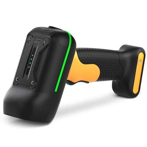 Inateck Industrial Barcode Scanner Bluetooth, 1D 2D QR Code Scanner Wireless with IP67 Waterproof and Dustproof, Handscanner with App & SDK, BCST-75 - Image 1
