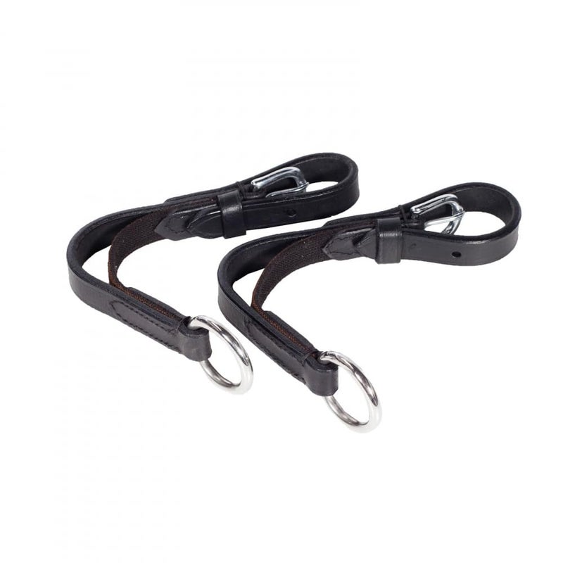 HORZE Soft Elastic Horse Rein-Aid Inserts | Rein Extensions to Improve Horseback Riding Contact - Black - One Size - Image 5