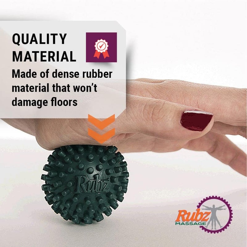 Due North Industrial Foot Rubz Massage Ball for Foot, Hand & Back Relief - Green - Image 4