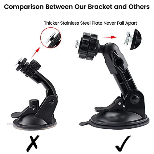GreenYi Vehicle Windshield Suction Cup Bracket for 7Inch 9 Inch Display Monitor, Super Powerful Mount Holder for Most Sizes of Monitors in Backup Monitoring System - Image 2