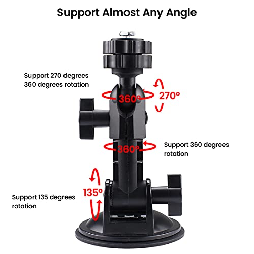 GreenYi Vehicle Windshield Suction Cup Bracket for 7Inch 9 Inch Display Monitor, Super Powerful Mount Holder for Most Sizes of Monitors in Backup Monitoring System - Image 4
