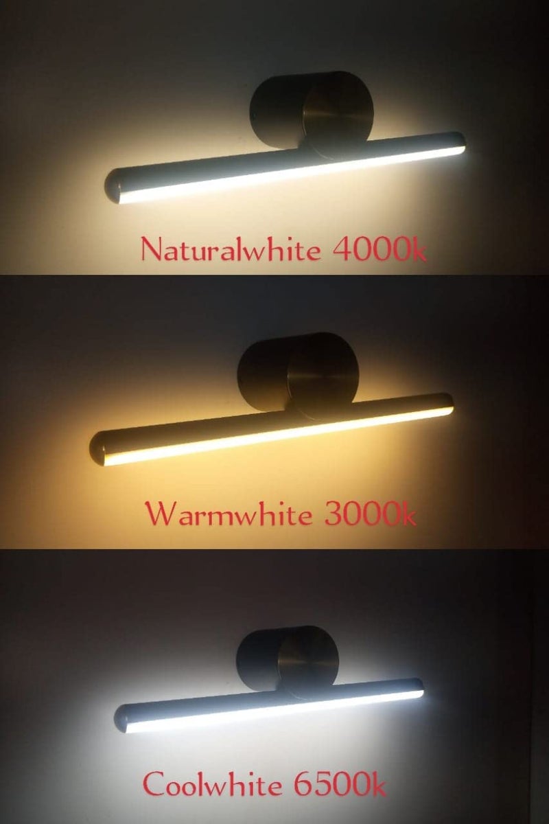 FILLISKA® 6 Watt Rosegold Modern LED Picture/Dressing/Vanity/Bathroom/Mirror Light with 3 Step Light Mode & Non-Adjustable Head (White,Warmwhite,Naturalwhite)(2 Year Warranty) - Image 3