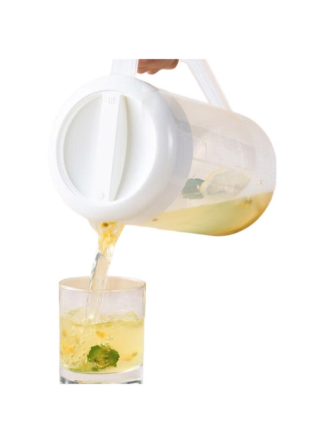 All-round Quanshi Commercial Cold Water Pitcher, Plastic Large Capacity Cup With Scale, Household Cold Boiled Water Pitcher, Juice Pitcher, 2500Ml - Image 2