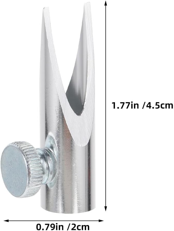 PRETYZOOM 12pcs Cosmetic Pencil Sharpener Set Dual-Sided Metal Eyebrow Lip Liner Sharpeners with U-Shaped Slots, Portable Manual Makeup Tools for Artists and Everyday Beauty Use - Image 2