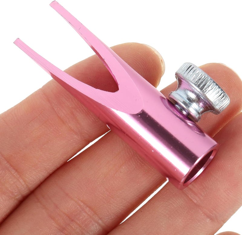 PRETYZOOM 12pcs Cosmetic Pencil Sharpener Set Dual-Sided Metal Eyebrow Lip Liner Sharpeners with U-Shaped Slots, Portable Manual Makeup Tools for Artists and Everyday Beauty Use - Image 4