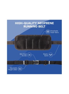Excefore Running Belt WaistPacks, Waistbelt for Phone & Money Holder With Reflector Strips Bungee Belts with Pockets for Running Hiking Cycling Workout Jogging  - Image 2