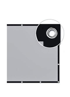 Generic Metal Anti-Light Curtain 72 Inch 16:9 Projection Screen Portable Projector Home 4k HD Movie Curtain Outdoor Indoor Portable Hook with Black Edge (1.59*0.90M)  - Image 2